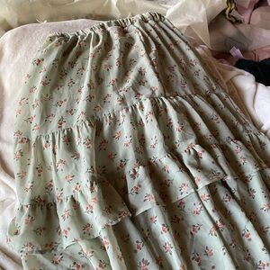 NEW WITH TAGS! floral maxi skirt